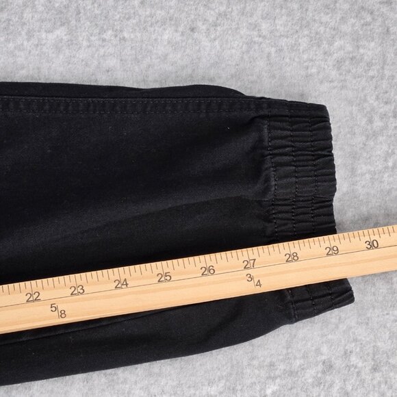 Dickies Pants Womens 25 R 26x29 Black Cargo Jogger High Rise Work Elastic Waist - Picture 7 of 12